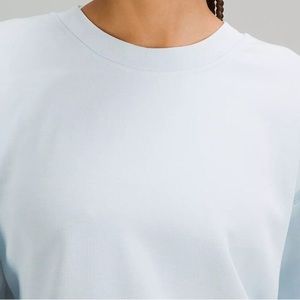 Lululemon perfectly oversized cropped crew - powder blue